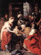 RUBENS, Pieter Pauwel Adoration of the Magi painting